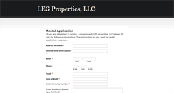 Desktop Screenshot of legproperties.com