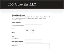 Tablet Screenshot of legproperties.com